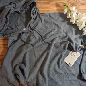 REI Farlands Hoodie in Granite Peak Blue
